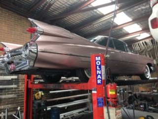 replacing exhaust on Cadillac Coupe Deville